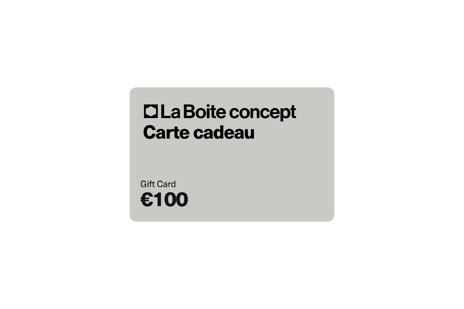 La Boite concept Gift Card