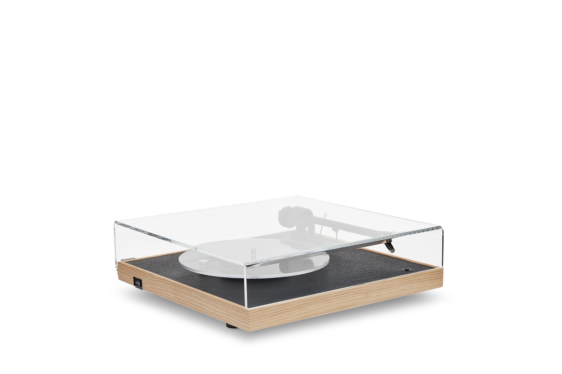 Square CC Oak Turntable