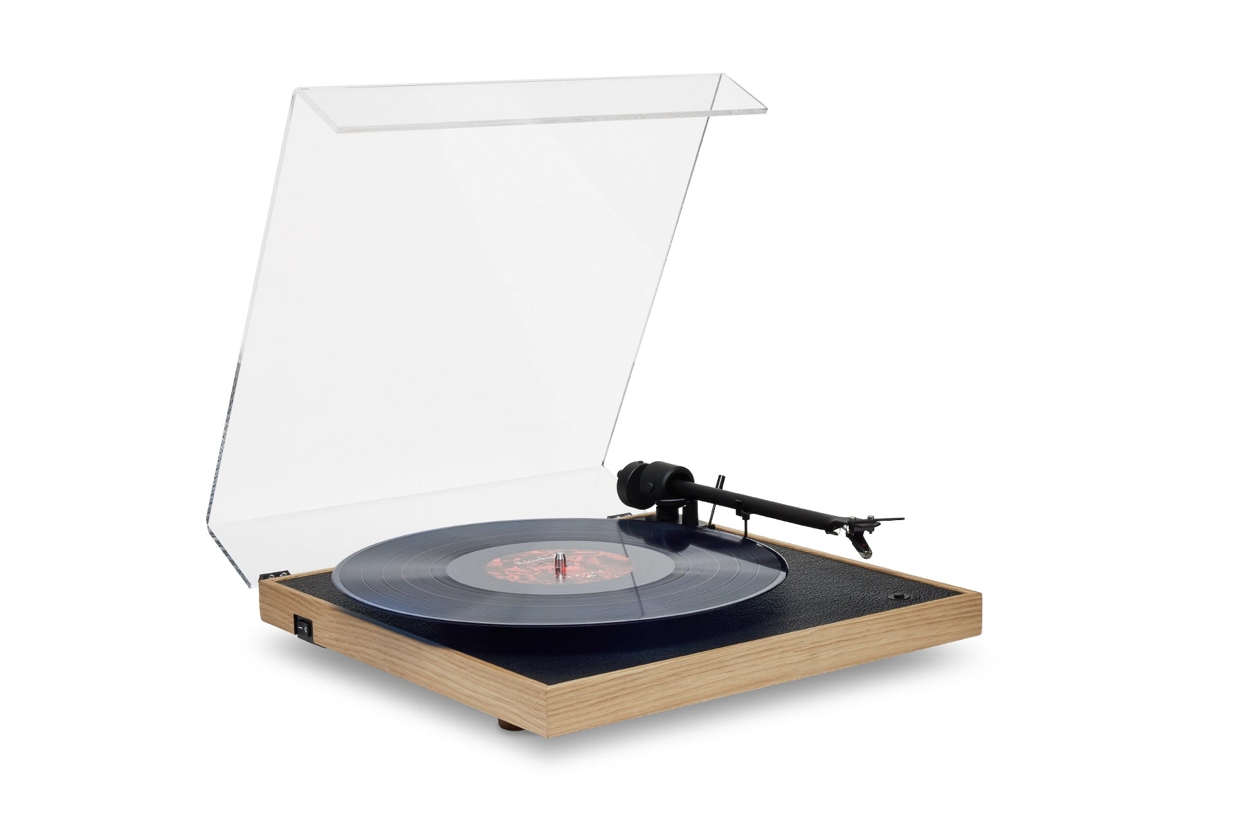 Square CC Oak Turntable