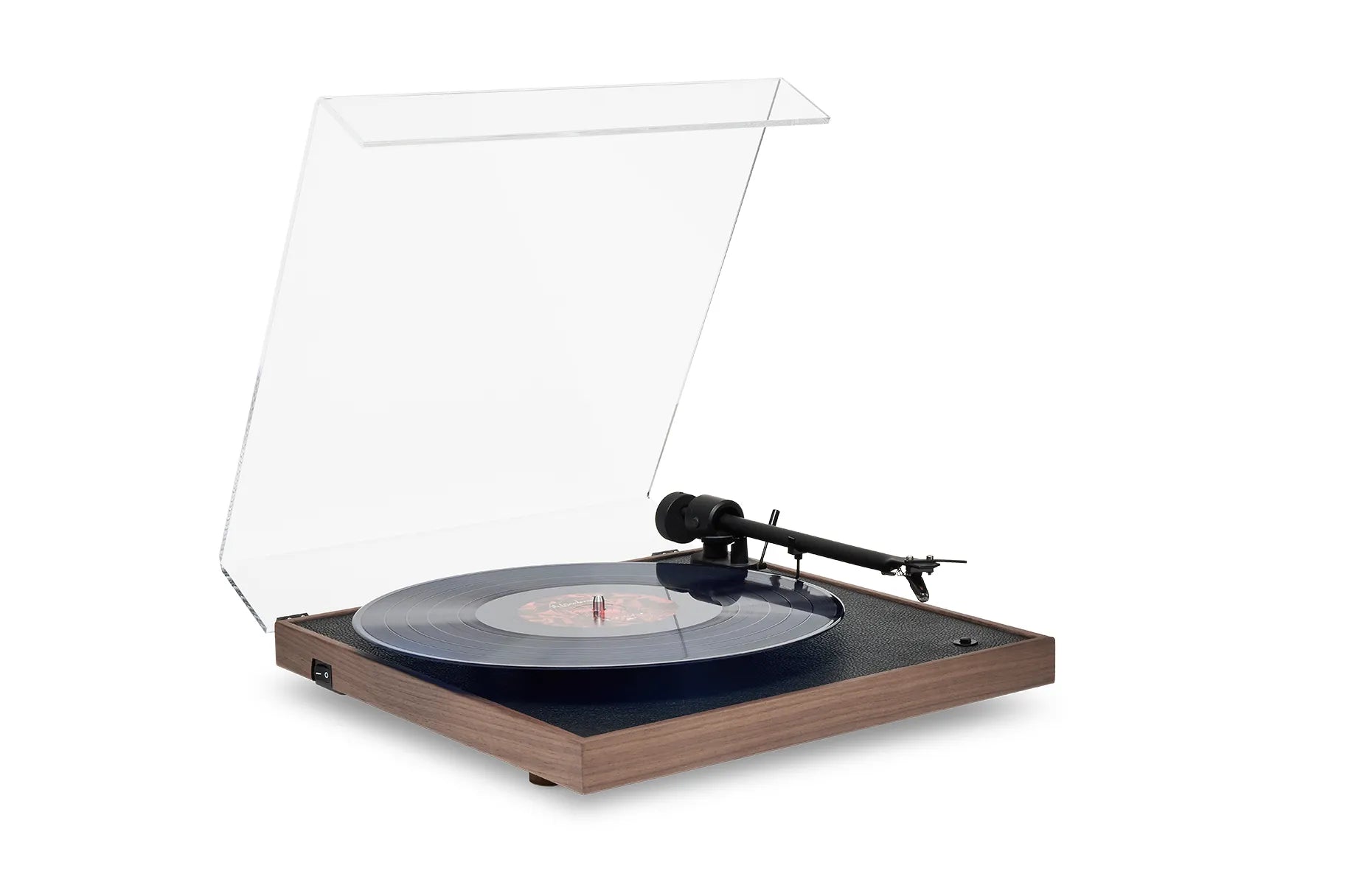 Square CC Walnut Turntable
